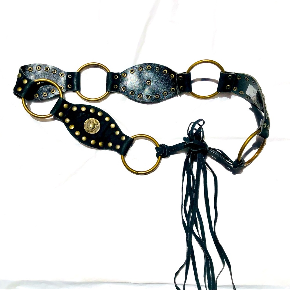 Y2K Boho chic buckle belt. Size small- medium